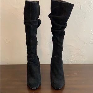 Brand New Kenneth Cole Slouchy Suede Wedge Boots